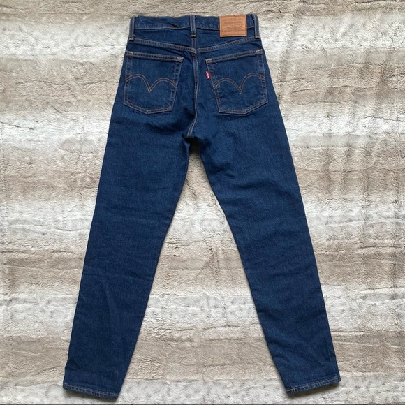 NWOT Levi’s Wedgie Jeans Dark Wash - Picture 4 of 10